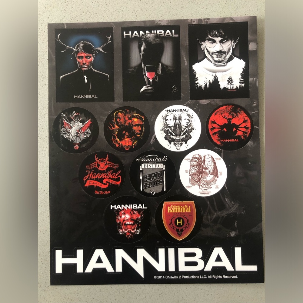 HANNIBAL Sticker Sheet